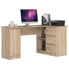 AKORD Furniture Factory Jobbkezes sarok íróasztal P77_155 - sonoma íróasztal