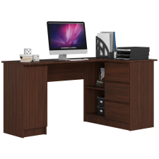 AKORD Furniture Factory Jobbkezes sarok íróasztal P77_155 - wenge íróasztal