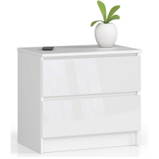 AKORD Furniture Factory K60 2f Clp Komód Fehér Fényes bútor