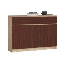 AKORD Furniture Factory Komód 3 fiókos P99_138 - sonoma-wenge bútor