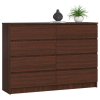 AKORD Furniture Factory Komód K140 8f Clp Wenge