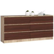 AKORD Furniture Factory Komód P77_160 - sonoma-wenge bútor