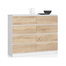AKORD Furniture Factory Komód P99_120 - fehér-sonoma bútor