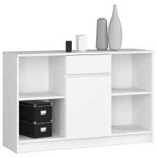 AKORD Furniture Factory Polcos komód P77_120 - fehér bútor