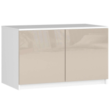 AKORD Furniture Factory Szekrény Rátét S90 2a 2f Clp Cappuccino Fényes bútor