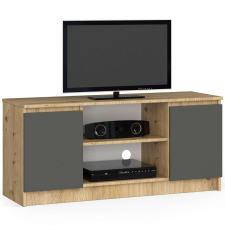 AKORD Furniture Factory TV állvány P120_55 - tölgy/szürke bútor
