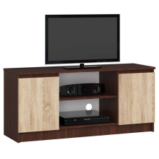 AKORD Furniture Factory TV állvány P55_120 - wenge-sonoma bútor