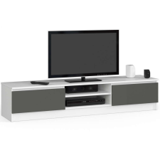 AKORD Furniture Factory Tv Szekrény K160 Clp Fehér / Szürke bútor