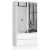 Akord Furniture Gardróbszekrény tükörrel + fiókkal - Akord Furniture S90 - fehér