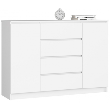 Akord Furniture Komód - Akord Furniture K140-2D4SZ - fehér bútor