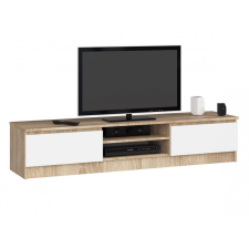 Akord Furniture TV állvány 160 cm - Akord Furniture - fehér / sonoma tölgy bútor