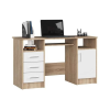 Akord Számítógépasztal P74_124 - sonoma-fehér