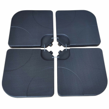  AKORD UB50X50 HDPE Napernyőtalp Fekete kerti bútor