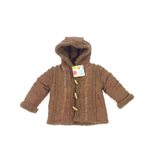 Akr Baby irhaszerű baba unisex Télikabát - Felirat #barna gyerek kabát, dzseki