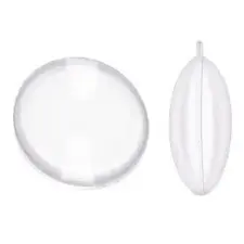  Akril forma átlátszó - medalion - 10cm dekorációs kellék
