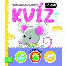 Aksjomat Kiadó Kvíz az egérrel - Matricás foglalkoztató és tudásellenőrző - 2-3 éves gyermek- és ifjúsági könyv
