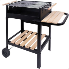  AKTIVE BBQ Fekete grillsütő grillsütő