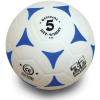 Aktivsport Football kogelán fehér-kék méret: 5