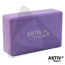 Aktivsport jóga tégla 23x15x7,5 cm lila jóga felszerelés