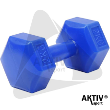 Aktivsport Kézisúlyzó cementes Aktivsport 2 kg kék kézisúlyzó