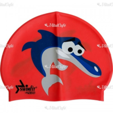 Aktivsport Úszósapka Swimfit delfines piros úszófelszerelés