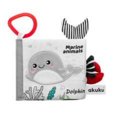 AKUKU babakönyv - készségfejlesztő játék Tengeri állatok egyéb bébijáték