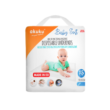 AKUKU Baby Soft pelenkázó alátét 40x60cm, 15db pelenkázó matrac