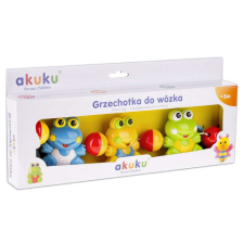 AKUKU csörgõ - babakocsira Béka bébijáték kiságyra