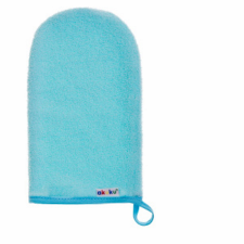  Akuku fürdetőkesztyű 21x12cm türkiz babatörülköző, kifogó