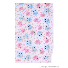 AKUKU Pelenkázó lap Akuku 55x70 baglyos rózsaszín-kék pelenkázó matrac