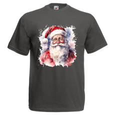  Akvarell Télapó - Karácsonyi Férfi Póló