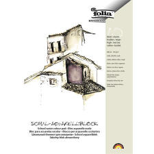  Akvarell tömb, A4, 150 g, 10 lap, durva, FOLIA kreatív papír