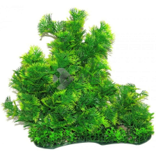  Akváriumi műnövény zöld tűlevelekkel, világoszöld levélvéggel 30 cm akvárium dekoráció