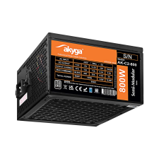 Akyga 800W AK-C2-800 80+ Tápegység (AK-C2-800) tápegység