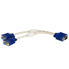 Akyga ak-ad-20 vga (m) / 2x vga (f) 2x 15cm kábel és adapter