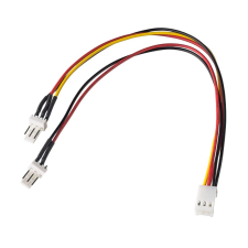 Akyga AK-CA-52 3 pin - 2x 3 pin adapter (AK-CA-52) kábel és adapter