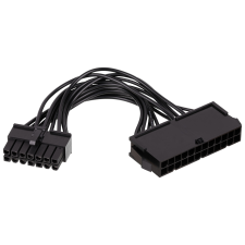 Akyga AK-CA-77 Notebook tápkábel (20+4pin - 14pin) Fekete kábel és adapter