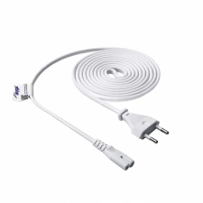 Akyga AK-RD-06A IEC C7 tápkábel 1.5m fehér (AK-RD-06A) kábel és adapter