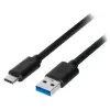Akyga AK-USB-24 USB3.1 Type-C / USB A cable 0,5m Black (AK-USB-24)
