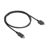 Akyga ak-usb-44 micro usb b 3.0/usb type c cable 1m black