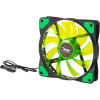 Akyga aw-12e-bg 120mm zöld led ház hűtőventilátor