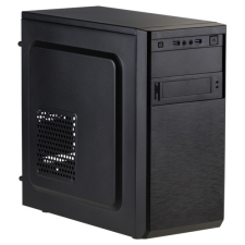 AKYGA Ház AK17BK Micro ATX Fekete, USB3.0 számítógép ház