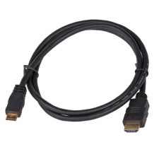 Akyga HDMI - mini-HDMI kábel 1m fekete (AK-HD-10M) (AK-HD-10M) kábel és adapter