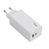 Akyga USB-A + USB-C hálózati töltő adapter fehér (AK-CH-20) (AK-CH-20)