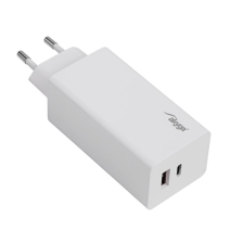 Akyga USB-A + USB-C hálózati töltő adapter fehér (AK-CH-20) (AK-CH-20) mobiltelefon kellék