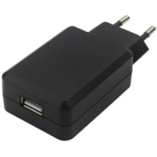 Akyga USB-s hálózati töltő adapter USB 5V/1A fekete (AK-CH-06) mobiltelefon kellék