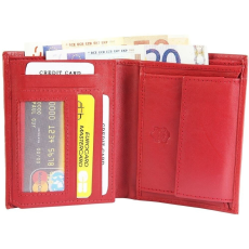  Akzent uniszex pénztárca, valódi bőr II. - bordó