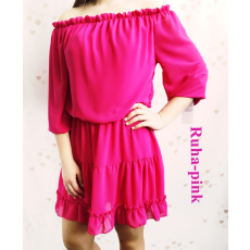  Alábélelt fodros nyári ruha