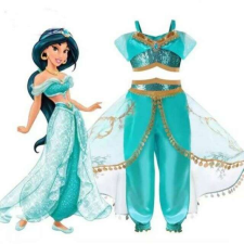 Aladdin JÁZMIN hercegnő ruhája fejpánttal jelmez M MÉRET jelmez