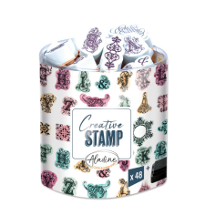 Aladine Dekor gumibélyegző - Arabesque Alphabet - Creative Foam Stamps (1 csomag) kreatív és készségfejlesztő